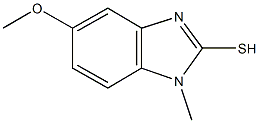 5-methoxy-1-methyl-1H-benzimidazole-2-thiol 구조식 이미지