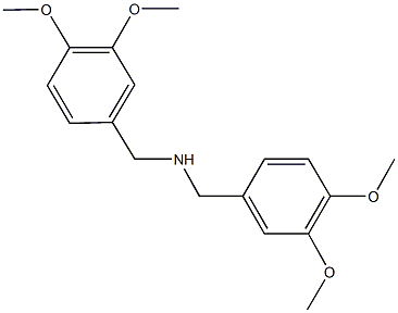 N,N-bis(3,4-dimethoxybenzyl)amine Structure