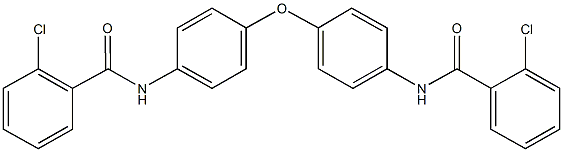 2-chloro-N-(4-{4-[(2-chlorobenzoyl)amino]phenoxy}phenyl)benzamide Structure