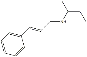 N-(sec-butyl)-N-cinnamylamine Structure