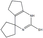 4',5',6',7'-tetrahydrospiro(cyclopenta-1,4'-[1'H]-cyclopenta[d]pyrimidine)-2'-thiol 구조식 이미지