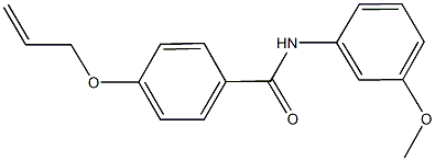 4-(allyloxy)-N-(3-methoxyphenyl)benzamide Structure