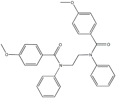 4-methoxy-N-{2-[(4-methoxybenzoyl)anilino]ethyl}-N-phenylbenzamide 구조식 이미지