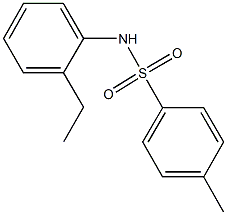 N-(2-ethylphenyl)-4-methylbenzenesulfonamide 구조식 이미지