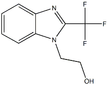 2-[2-(trifluoromethyl)-1H-benzimidazol-1-yl]ethanol Structure