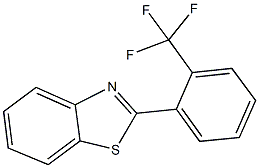 2-[2-(trifluoromethyl)phenyl]-1,3-benzothiazole 구조식 이미지