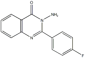 3-amino-2-(4-fluorophenyl)-4(3H)-quinazolinone Structure