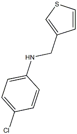 N-(4-chlorophenyl)-N-(3-thienylmethyl)amine Structure