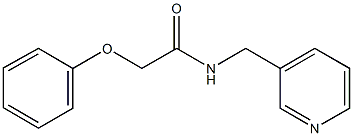 2-phenoxy-N-(3-pyridinylmethyl)acetamide 구조식 이미지