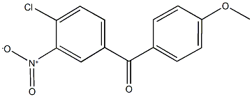 {4-chloro-3-nitrophenyl}(4-methoxyphenyl)methanone 구조식 이미지