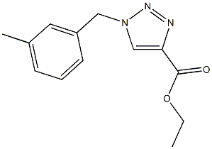 ethyl 1-(3-methylbenzyl)-1H-1,2,3-triazole-4-carboxylate Structure