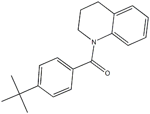 1-{[4-(1,1-dimethylethyl)phenyl]carbonyl}-1,2,3,4-tetrahydroquinoline Structure