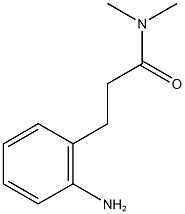 3-(2-Aminophenyl)-N,N-dimethylpropanamide Structure