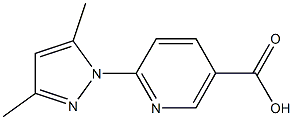 6-(3,5-dimethyl-1H-pyrazol-1-yl)nicotinic acid Structure