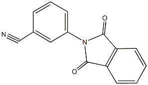 3-(1,3-dioxo-1,3-dihydro-2H-isoindol-2-yl)benzonitrile 구조식 이미지