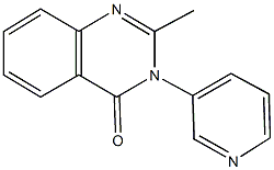 2-methyl-3-(3-pyridinyl)-4(3H)-quinazolinone Structure