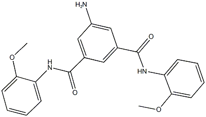 5-amino-N~1~,N~3~-bis(2-methoxyphenyl)isophthalamide 구조식 이미지