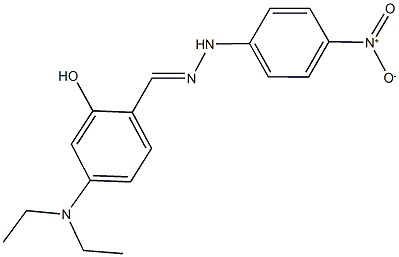 4-(diethylamino)-2-hydroxybenzaldehyde {4-nitrophenyl}hydrazone Structure