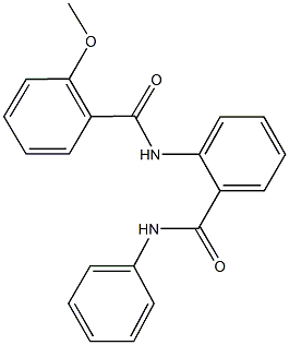 2-[(2-methoxybenzoyl)amino]-N-phenylbenzamide 구조식 이미지