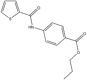 propyl 4-[(thien-2-ylcarbonyl)amino]benzoate Structure