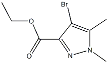 ethyl 4-bromo-1,5-dimethyl-1H-pyrazole-3-carboxylate 구조식 이미지