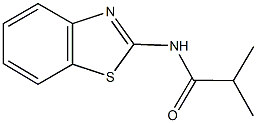 N-(1,3-benzothiazol-2-yl)-2-methylpropanamide Structure
