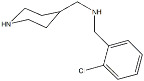 N-(2-chlorobenzyl)-N-(4-piperidinylmethyl)amine 구조식 이미지