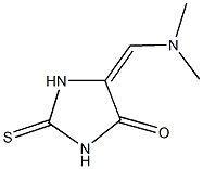 5-[(dimethylamino)methylene]-2-thioxo-4-imidazolidinone 구조식 이미지