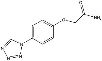2-[4-(1H-tetraazol-1-yl)phenoxy]acetamide 구조식 이미지