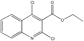 ethyl 2,4-dichloro-3-quinolinecarboxylate 구조식 이미지