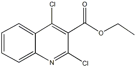 ethyl 2,4-dichloro-3-quinolinecarboxylate Structure