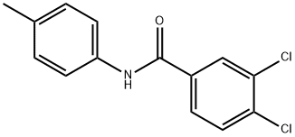 3,4-dichloro-N-(4-methylphenyl)benzamide 구조식 이미지