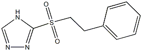 2-phenylethyl 4H-1,2,4-triazol-3-yl sulfone 구조식 이미지