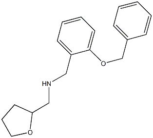 N-[2-(benzyloxy)benzyl]-N-(tetrahydro-2-furanylmethyl)amine 구조식 이미지