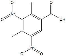 3,5-dinitro-2,4-dimethylbenzoic acid Structure