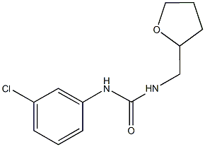 N-(3-chlorophenyl)-N'-(tetrahydro-2-furanylmethyl)urea Structure