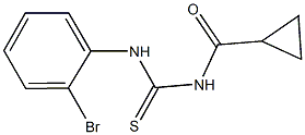 N-(2-bromophenyl)-N'-(cyclopropylcarbonyl)thiourea Structure