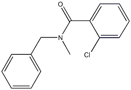 N-benzyl-2-chloro-N-methylbenzamide 구조식 이미지