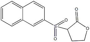 3-(2-naphthylsulfonyl)dihydro-2(3H)-furanone Structure