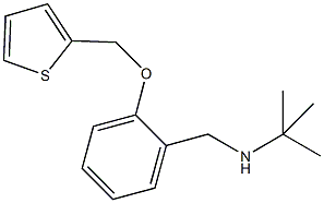 N-(tert-butyl)-N-[2-(2-thienylmethoxy)benzyl]amine Structure