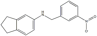 N-(3-nitrobenzyl)-5-indanamine 구조식 이미지