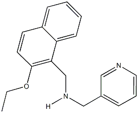 N-[(2-ethoxy-1-naphthyl)methyl]-N-(3-pyridinylmethyl)amine 구조식 이미지