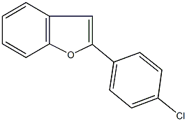 2-(4-chlorophenyl)-1-benzofuran 구조식 이미지