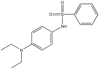 N-[4-(diethylamino)phenyl]benzenesulfonamide Structure