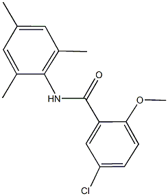 5-chloro-N-mesityl-2-methoxybenzamide Structure