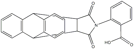 2-(16,18-dioxo-17-azapentacyclo[6.6.5.0~2,7~.0~9,14~.0~15,19~]nonadeca-2,4,6,9,11,13-hexaen-17-yl)benzoic acid Structure