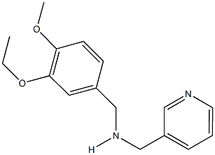 N-(3-ethoxy-4-methoxybenzyl)-N-(3-pyridinylmethyl)amine 구조식 이미지