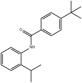 4-tert-butyl-N-(2-isopropylphenyl)benzamide 구조식 이미지