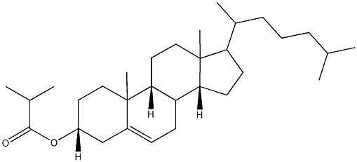 17-(1,5-dimethylhexyl)-10,13-dimethyl-2,3,4,7,8,9,10,11,12,13,14,15,16,17-tetradecahydro-1H-cyclopenta[a]phenanthren-3-yl 2-methylpropanoate 구조식 이미지