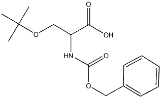 N-[(benzyloxy)carbonyl]-3-tert-butoxyalanine 구조식 이미지